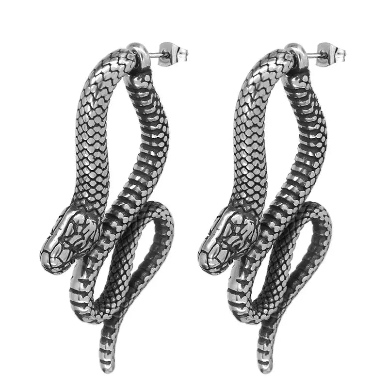 Jormungandr Serpent Earrings