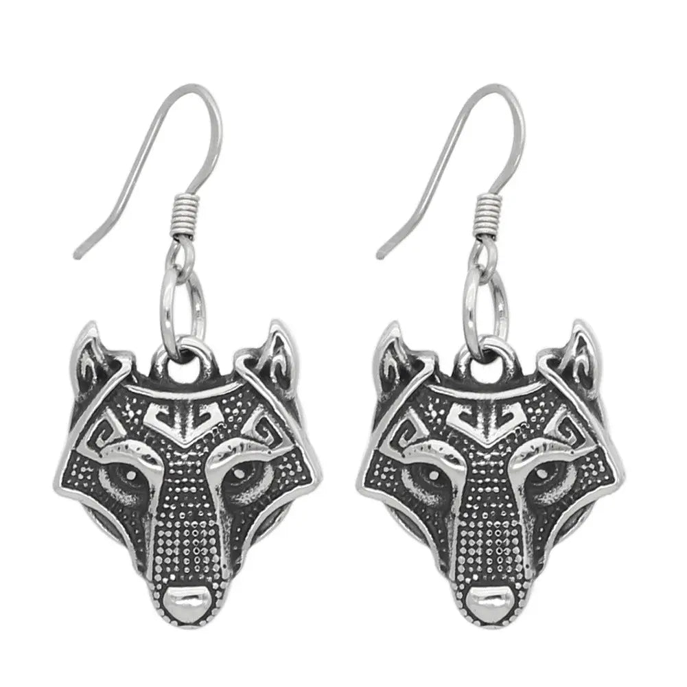 Viking Fenrir Wolf Earrings GOODBUYVIKING