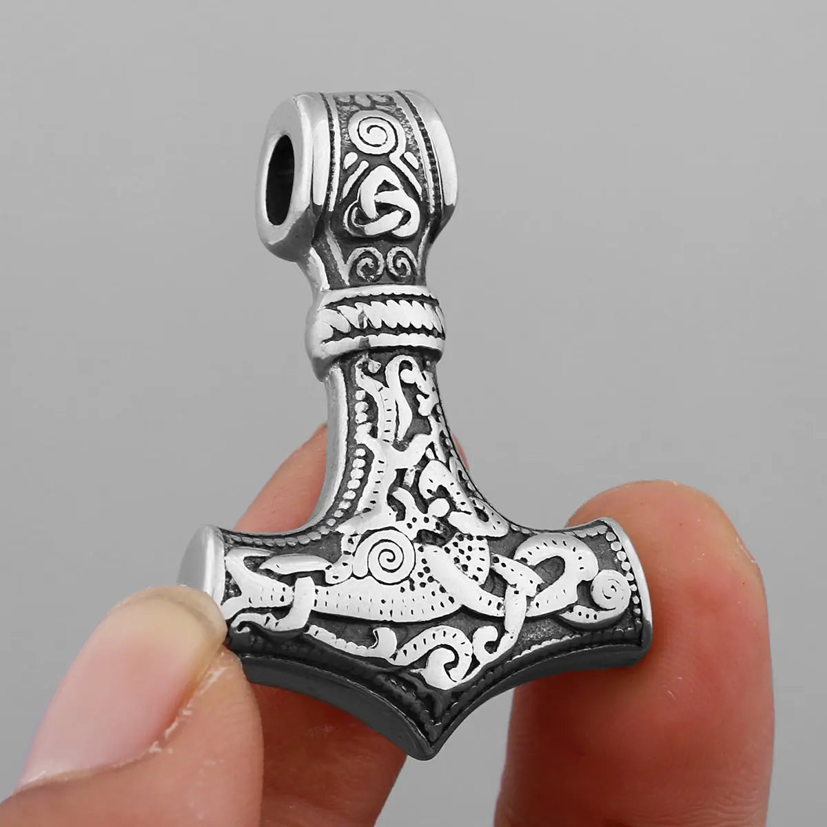 viking thor's hammer pendant