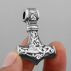 viking thor's hammer pendant
